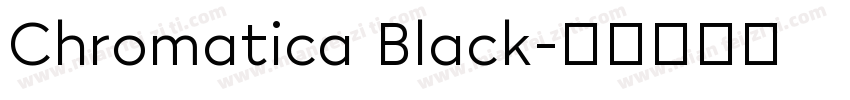 Chromatica Black字体转换